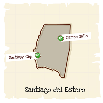 Mapa Sede Santiago del Estero Fundación GDM